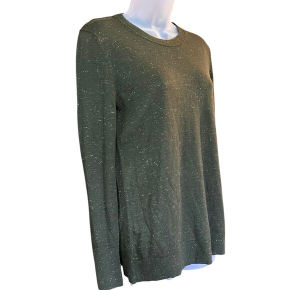 Banana Republic Green Gold Wool Blend Pullover Sweater Sz XS Classic Academia - Picture 4 of 15